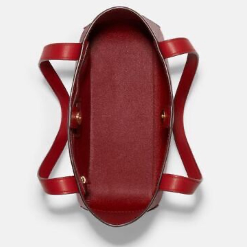 COACH Horse And Carriage Tote 27 With Horse And red - Picture 10 of 13